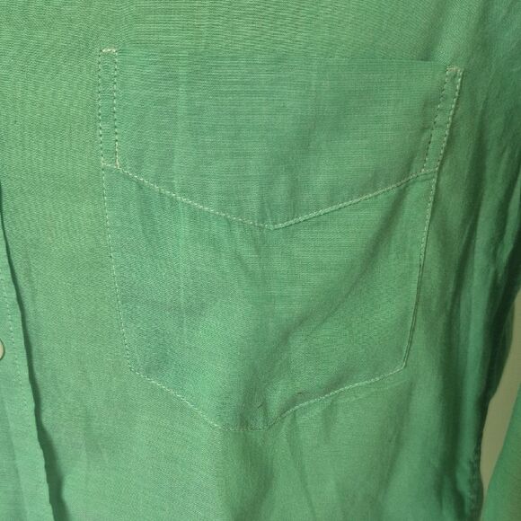 J. Crew Men's Mint Green Casual Button-Down Shirt - Picture 5 of 16